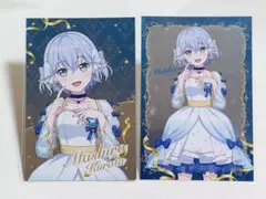倉田ましろ　トレーディングメタリックポストカード ホワイトミニドレス ver.