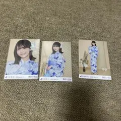 乃木坂46 生写真 浴衣2025 海邉朱莉 3種コンプ - メルカリ