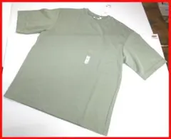 ユニクロ エアリズムコットンオーバーサイズTシャツ Lサイズmマ-299