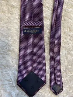Brooks Brothers ピンク パターン ネクタイ