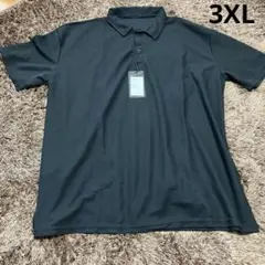 ✨新品✨CEEN 【3XL】半袖ポロシャツ ゆったり襟付き無地 ゴルフウエア