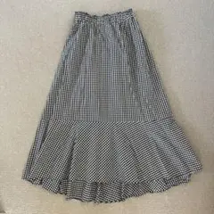 美品☆コムサブランドオフ　マタニティロングスカート　ウエストゴム