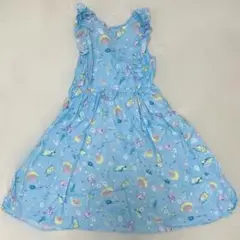 女の子 ノースリーブ マーメイド ワンピース 160