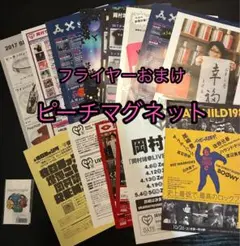 岡村靖幸　ピーチマグネット　フライヤー　13種付き　※説明文必読　ツアーグッズ