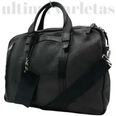 良品◎ウルティマバリエタス A4可 2way ビジネスバッグ ショルダー付き 黒