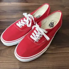 VANS レッド スニーカー　27.5㎝