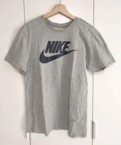NIKE ナイキ Tシャツ グレー ロゴ Lサイズ