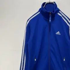 adidas アディダス ジャージ トラックジャケット 刺繍ロゴ 古着
