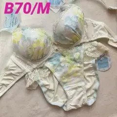タグ付き　リリアージュココ ブラショーツセット　カラフルプリント　◎