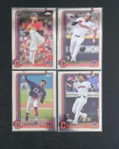 Topps Chrome 2025　クリーブランド・ガーディアンズ ４枚