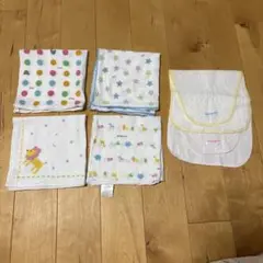 ミキハウス　汗とりパッド　2枚 ガーゼ5枚