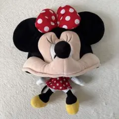 ディズニーランド ミニーマウス ぬいぐるみ帽子 ファンキャップ