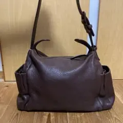 ゲンテン チェルボ ショルダーバッグバッグ 鹿革 廃盤