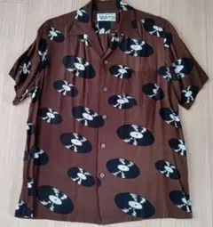 雨宮雄三さん着用 ワコマリア レコード シャツ