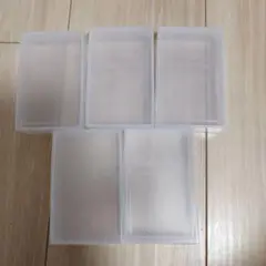 名刺ケース プラスチック クリア 5個セット