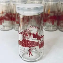 舞鶴プリン 空き瓶 プリン容器 12個セット フタ10個付き