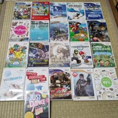wiiソフト　セット　バラ売り3枚980円