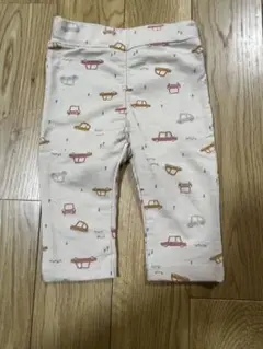 車柄 くるま パンツ ズボン 90cm
