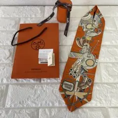 HERMES エルメス　ツイリー 2022AW オデッセイ　ブラウン　ゴールド HERMES エルメス ツイリー 2022AW オデッセイ ブラウン ゴールド