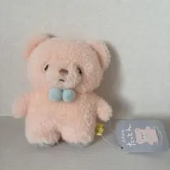 ふわふわたっとん ぬいぐるみ S くま ピンク