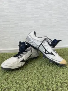 Mizuno スパイク ホワイト/ネイビー