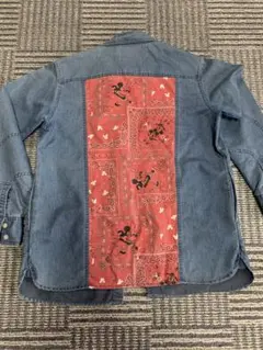 Avan Lily デニムシャツ　ミッキー