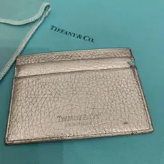 ティファニー 名刺入れ カードケース シルバー