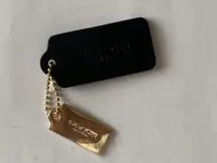 COACH 黒 レザー キーホルダー
