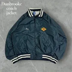 USA製古着Dunbrooke電力会社ワッペンナイロンスタジャンコーチジャケット