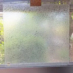 10番 結霜板硝子　膠板硝子