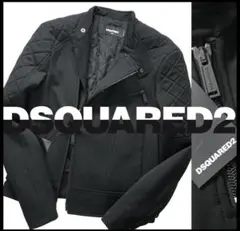 新品19AW DSQUARED2 ディースクエアード ウールライダースジャケット