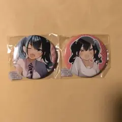 ばっどがーる　缶バッジ　瑠璃葉るら　2種