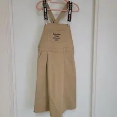 デニム サロペット ベージュ