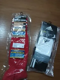 新品 adidas サッカー くつ下 ソックス