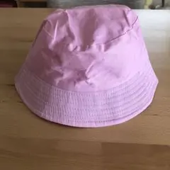 未使用品　キッズ　ピンク バケットハット　58cm