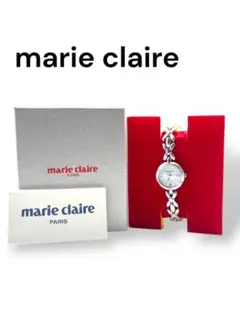 【美品】マリクレール腕時計 箱付き シルバー