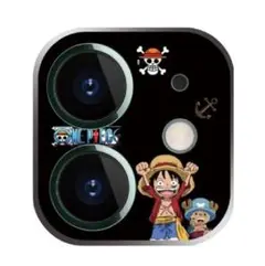 iPhone12レンズカバー キャラクター 全面保護 アニメワンピース