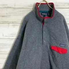 patagonia 雪なし スナップT グレー XL USA製 ヴィンテージ