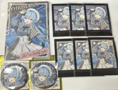 ホロ謎　雪花ラミィ　特典ポストカード　キャラバッジ　ぱしゃこれ
