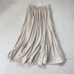美品✨エブール ロングスカート 冬服 コットン 綿 フレア S