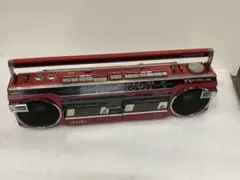 レトロ　希少　SANYO MR-WU4L ラジカセ 80s SANYO 小型ダブルラジカセ MR-WU4L 黒 整備済み 動作正常 美