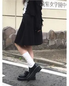 anyonemore ワトソンミディピンタックスカート