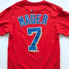 Majestic MLB ジョー・マウアー ミネソタ・ツインズ S