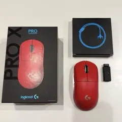 Logicool PRO X SUPERLIGHT レッド