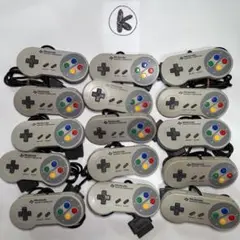 ジャンク【15個】SFC スーパーファミコン コントローラー 黄ばみ 動作未確認