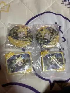 セガラッキーくじ　プロセカ×あんスタ 鏡音レン　缶ミラー　ラバーキーホルダー