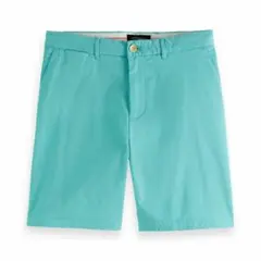ミントグリーン ショートパンツ ボタン付き
