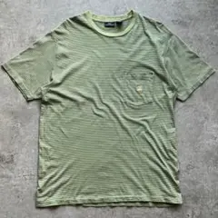 00s ブルックスブラザーズ ボーダー Tシャツ S ラルフローレン