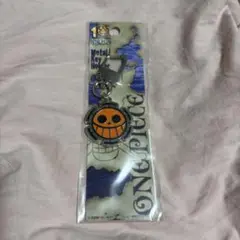 ONEPIECE ワンピース メタルキーホルダー トラファルガー・ロー ドクロ