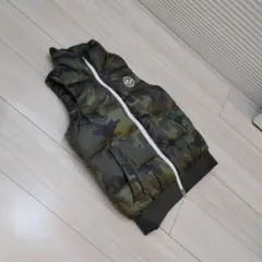 美品 カモ 半額以下 プレイ ダウンベスト パーリーゲイツ サイズ0